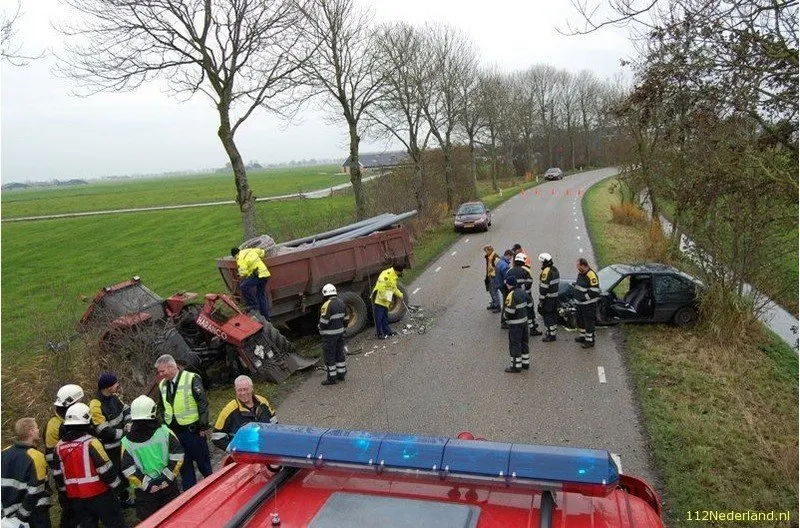 Tractor accident Oldehove