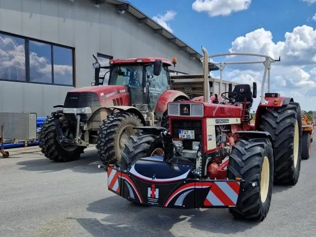 International 1046 with TractorBumper