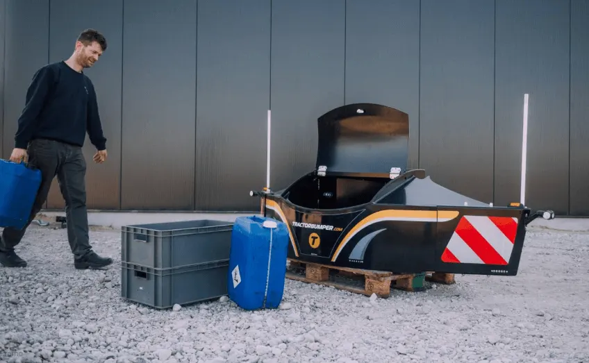 The open XL Box toolbox beside a TractorBumper