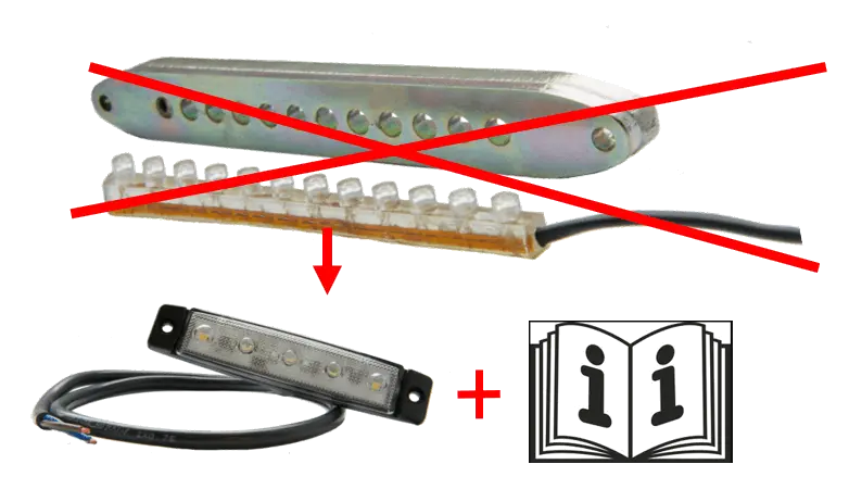 Replacement old LED