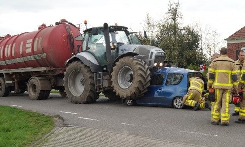 collision with tractor