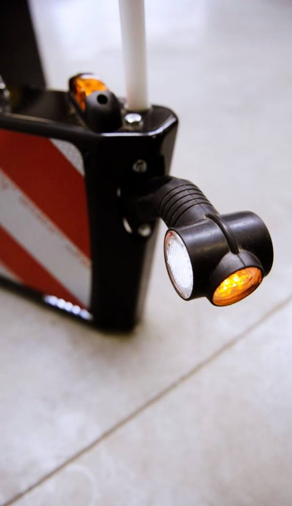 Flexible and recessed LED width lights. Correct colours and brightness.